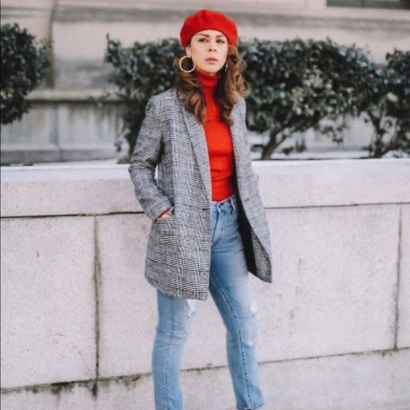 Sweaters - Christmas red cashmere blend turtleneck sweater